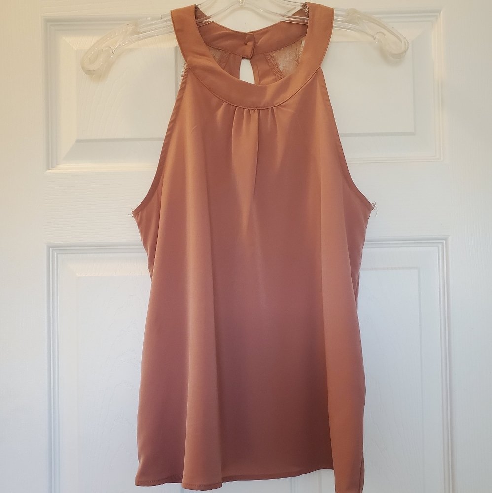 NWOT Mauve Halter tank